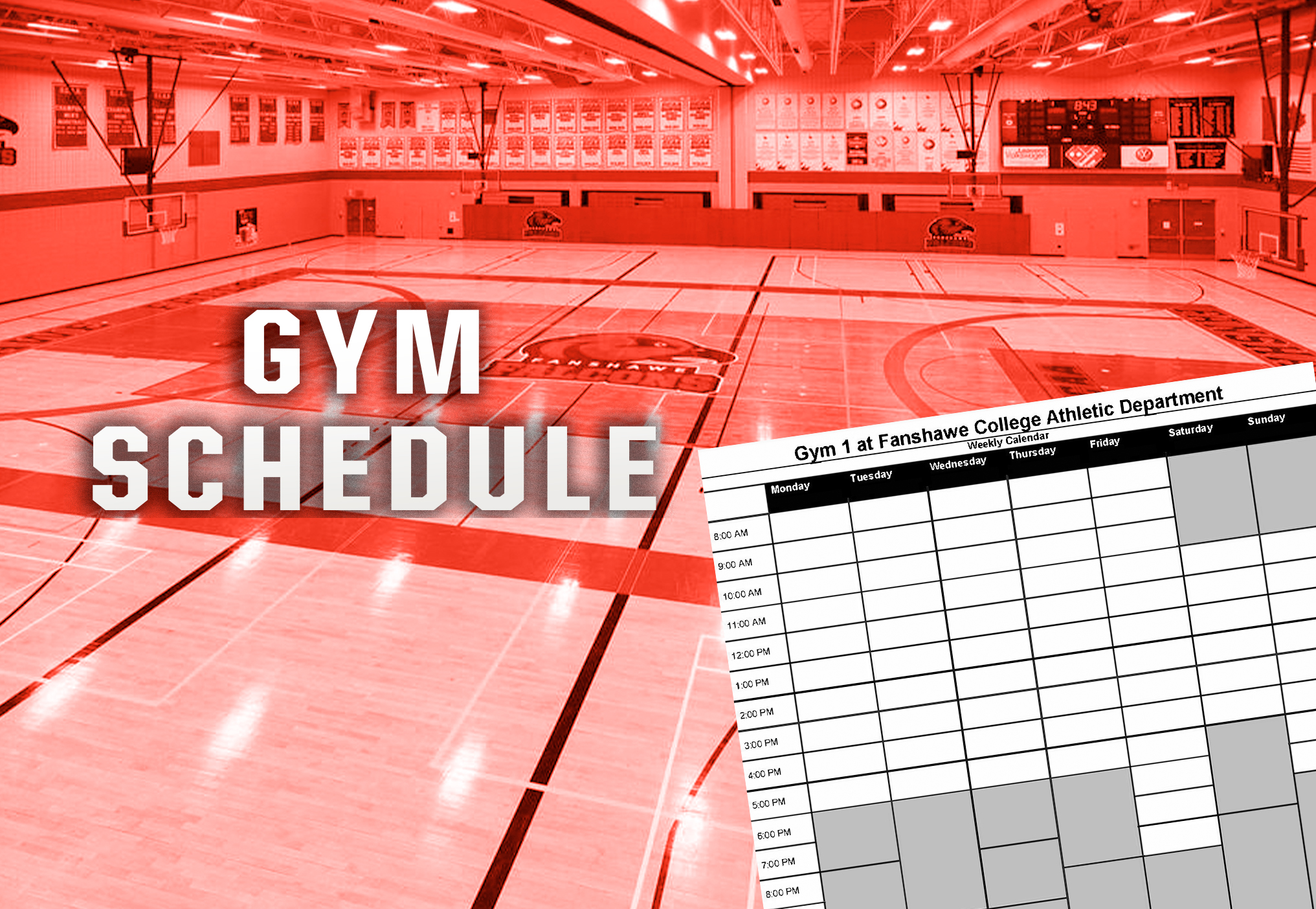Gym Schedule